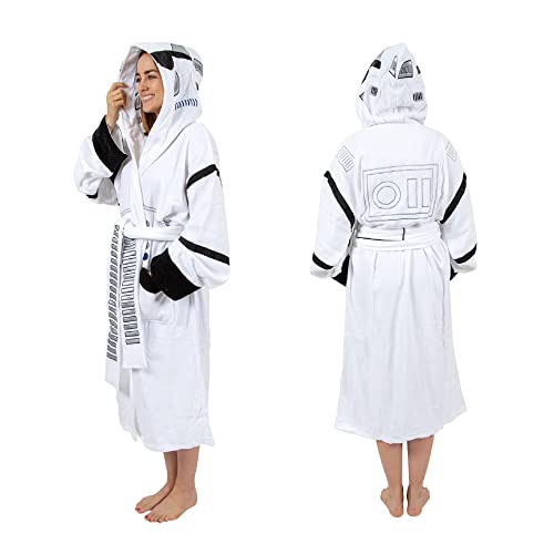 STAR WARS Stormtrooper Unisex Hooded Bathrobe for Adults2