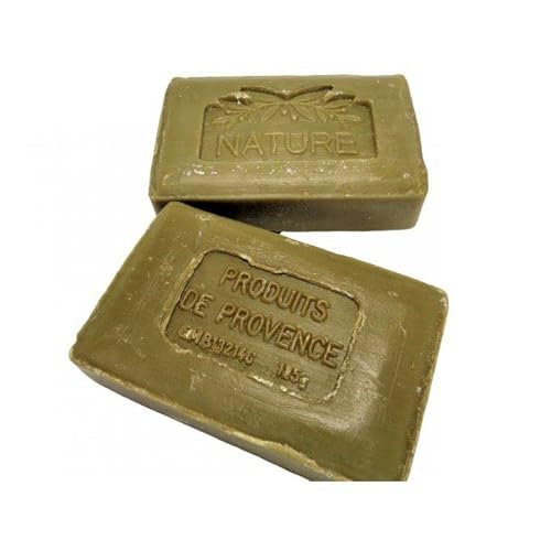 Lot de 2 savons de Marseille 72% Le Sérail - huile d'olive125gr fabrication artisanale depuis 1949 à Marseille, cuisson au chaudron