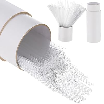 Reallnaive 1000 Pcs Glass Capillary Tube 100mm Melting Point Tube Both Ends Open Glass Pipettes For TLC Spotting Lab Supplies (0.3 ID Mm And 0.5 Mm OD)