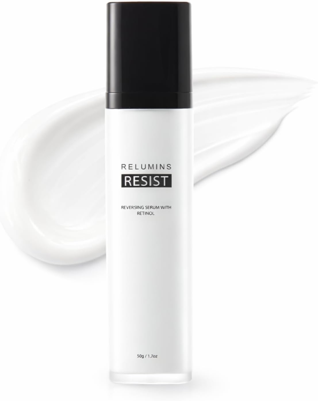 RESIST Reverse Serum 50g – Retinol, Hyaluronic Acid & Peptides | Collagen Booster for Hydration, Elasticity, Plumping, Smoothing & Night Care
