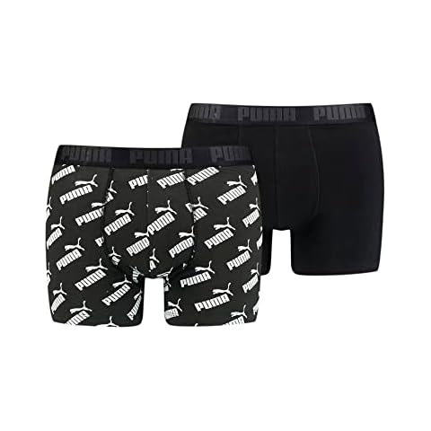 PUMA Men's Black Boxer Trunks (Pack of 2) Cover