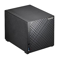 Asustor Drivestor 4 AS1104T 4 Bay NAS Server - Netzwerkspeicher Gehäuse, Quad Core 1.4 Ghz CPU, 2,5 GbE Port, 1GB DDR4 – Ansicht 3