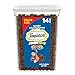 Temptations Jumbo Stuff Cat Treats, Savory Salmon Flavor, 14 oz Tub