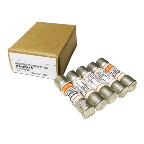 Fusible photovoltaïque HP10M15 15A 1000V cartouche gPV 10x38mm pour coffret protection DC solaire