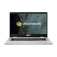 ASUS Chromebook C423NA-EC0314, Notebook in alluminio con Monitor 14' FHD Touchscreen Glossy, Intel...