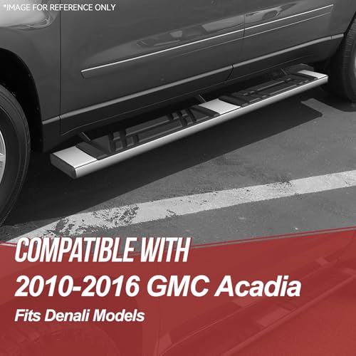 Estribos para GMC Acadia Denali 2010-2016 acero inoxidable miniatura 7