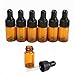Produktbild caxmtu 100 3 ml Bernstein Glas Dropper Flaschen für ätherisches Öl Parfum Probe Flasche Travel
