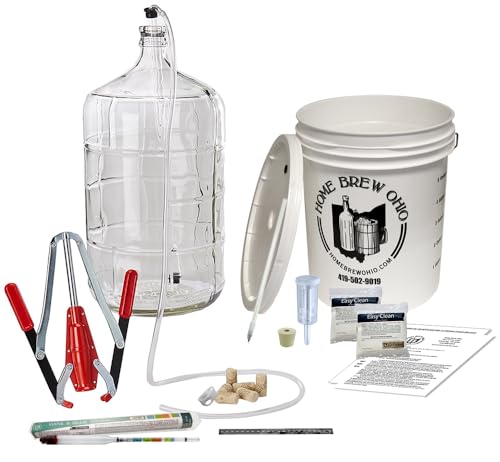 Winemakers Depot BT-IIWK-VISS Premium Wine Making Equipment Kit - with Auto-Syphon