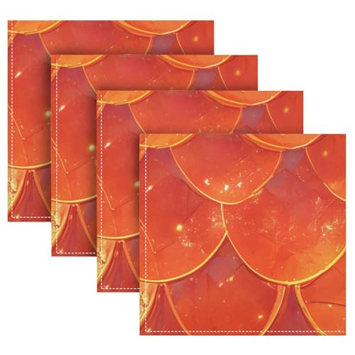 Servilletas de tela cuadradas 20x20 pulgadas set x4 miniatura 1