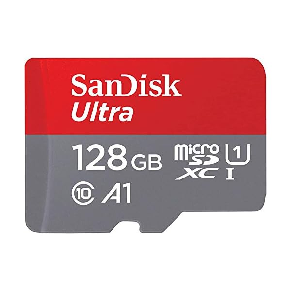 SanDisk-128GB-Ultra-MicroSDXC-UHS-I-Memory-Card-with-Adapter-120MBs-C10-U1-Full-HD-A1-Micro-SD-Card-SDSQUA4-128G-GN6MA SanDisk 128GB Ultra microSDXC UHS-I Memory Card with Adapter - 120MB/s, C10, U1, Full HD, A1, Micro SD Card - SDSQUA4-128G-GN6MA