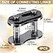 CustomyLife 5pcs #40 Roller Chain Connecting Links, Heavy Duty Manganese Steel Master Connector, Master Link Connector for Mini Bikes Bycicles Motorcycles Home Industrial Machinery