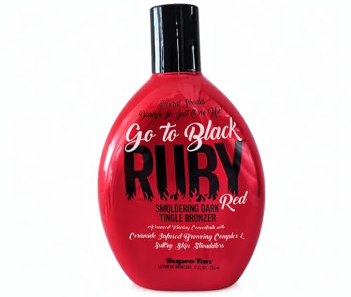 Go To Black Ruby Red Smoldering Dark Tingle DHA Bronzer 12oz