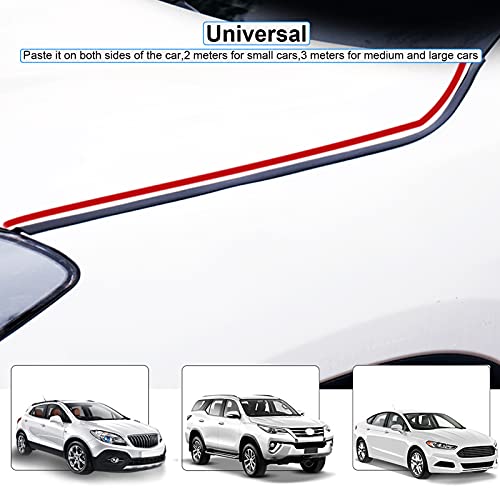 Car Hood Sealing Strip Automotive Weather Stripping Rubber Seal Strip Soundproofing Weatherstrip For Engine Covers Seals Trim Sealant 13.1Ft Long #TOP5