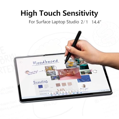 Verre trempé pour Surface Laptop Studio 2 et 1 - Lot de 3 protections écran MEGOO 9H