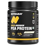 NUTRABAY Gold 100% Pea Protein Powder - 500g, French Vanilla 0.5kg