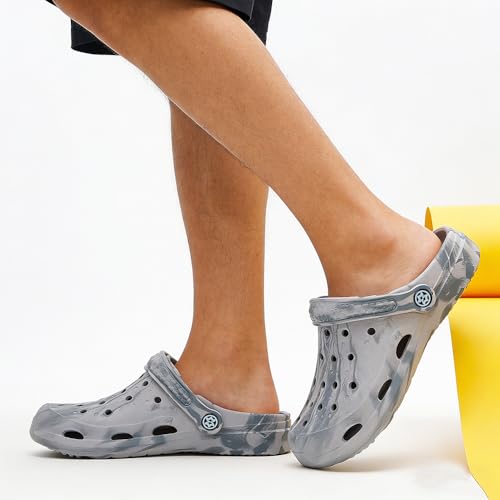Image of Gaatpot Mens Womens Garden Clogs Shoes with Arch Support Unisex Gardening Slip on Sandals Beach Slippers Shoes Clog