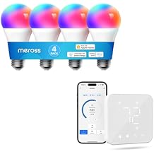 meross Smart RGB WiFi Bulbs and Smart Thermostat