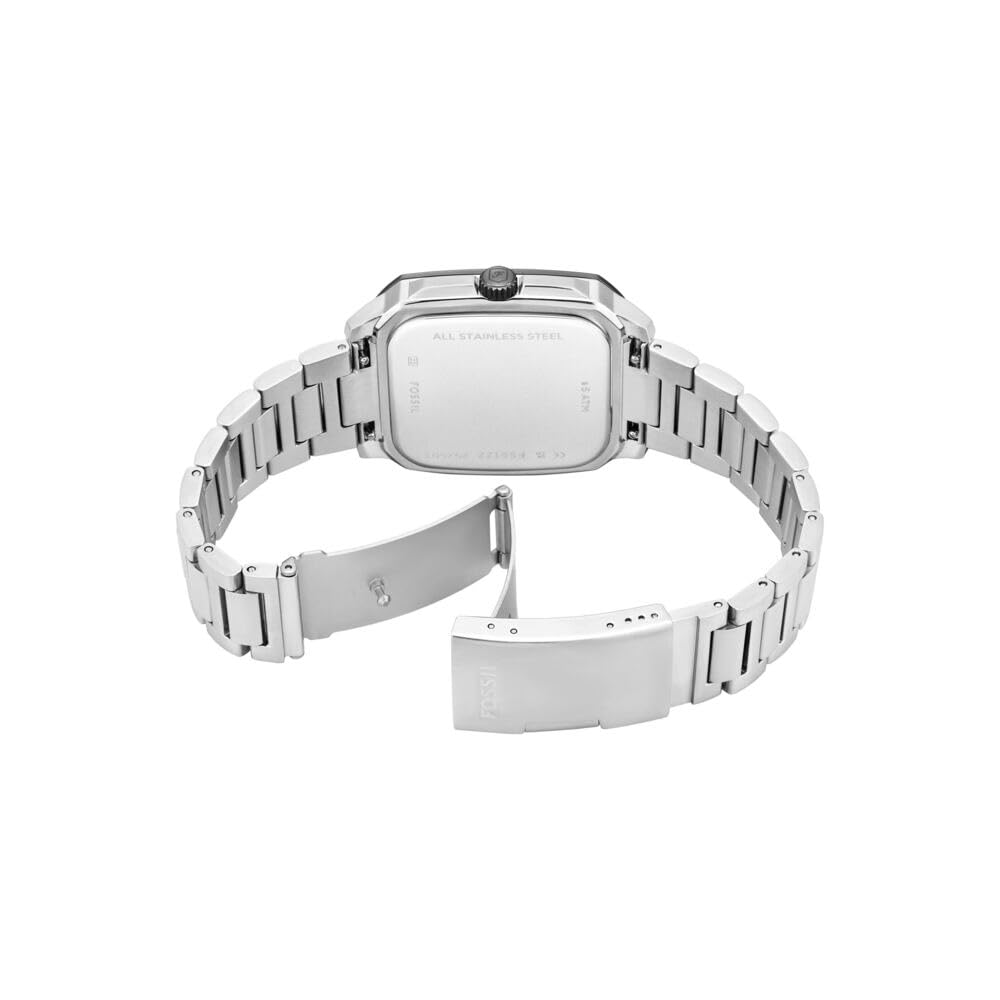 FOSSIL Hommes Analogique Quartz Montre avec Bracelet en Acier Inoxydable FS6121