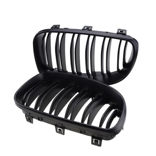 Rejilla de carreras negra mate premium de doble lama para Serie 1 E81 E82 E87 E88
