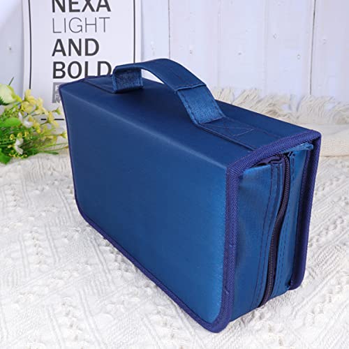 Bolsa de CD portátil estuche de almacenamiento para 128 DVD 5
