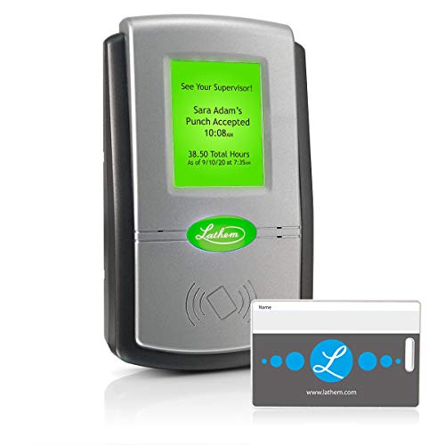 Lathem Pc700-Web Online Wifi Touchscreen Time Clock System, Gray #TOP4