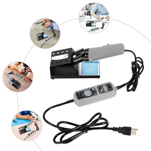 938D Portable Hot Tweezers Mini Soldering Station, Parallel Electric Tweezers Design, for YIHUA BGA SMD 120W