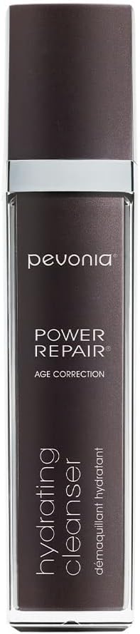 Power Repair Age Correction Hydrating Cleanser - Facial Skin Care Products from Pevonia Natural Skincare - Anti Aging Face Wash Cream with Collagen - Face Moisturizer, Makeup Remover - 4 Fl Oz (Pack of 1)