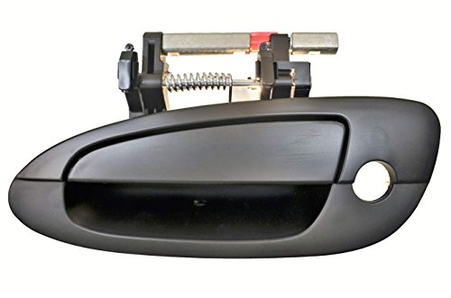PT Auto Warehouse NI-3118P-FL - Outer Exterior Outside Door Handle, Primed Black - Driver Side Front