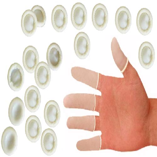 Sky [PACK OF 100] ANTI-STATIC (ESD SAFE) CHLORINATED DISPOSABLE LATEX FINGER COTS [REUSABLE RUBBER FINGERTIPS] 4 MIL THICK - White (B07XBDZMM8) Amazon Price History, Amazon Price Tracker