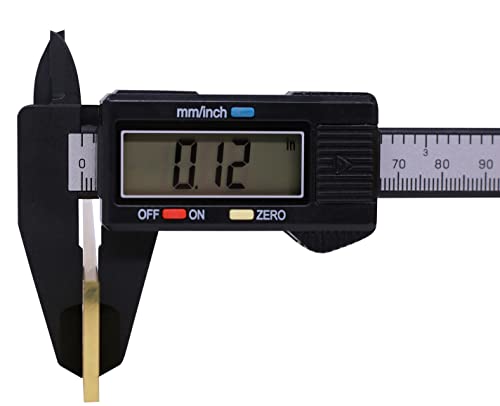 2Pcs 1/8" X 1" X 12" C360 Brass Flat Bar 12" Long Solid 1/8" Plate Mill Stock #TOP2