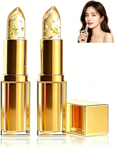Image of 2Pcs Kviora Lipstick for Mature Li-ps, 2026 New Advanced Kviora Clear Lip-stick, Natural P-H Adjusting Clear to Natural Colour, Moisturising Lip Balm, Long 24 Hours Lasting Sheer Gloss