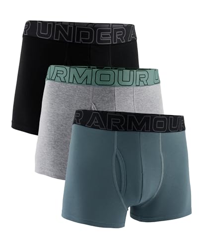 Boxeur ajusté Under Armour évacuant la transpiration pour éviter les irritations en bleu XS