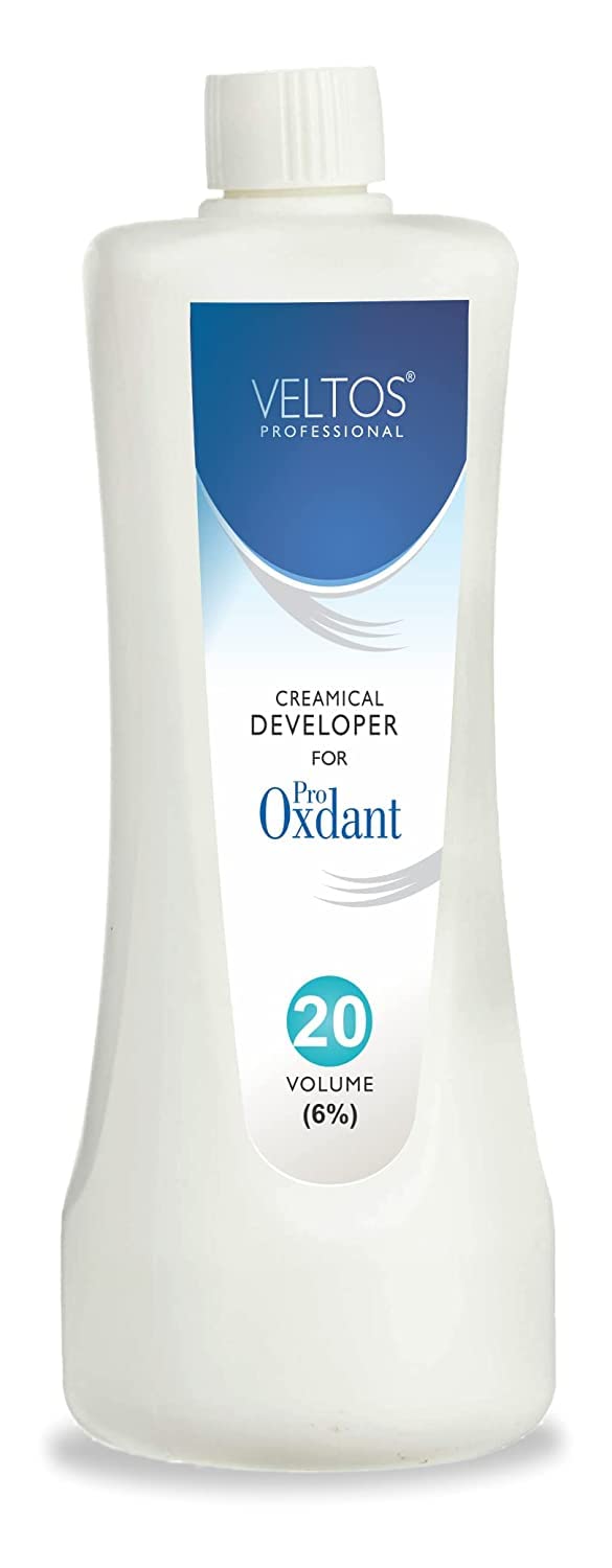 Professional Hair Color Developer || 20 Volume (6%) Creamical Pro Oxidant Developer || 1000ml, White