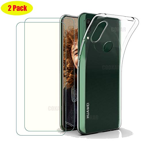cookaR Coque pour Huawei P Smart Z + Protection Ecran Verre Trempé Cover