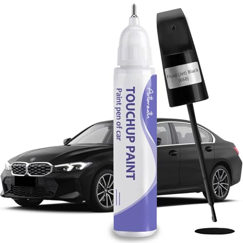 Touch Up Paint for BMW Fluid (Jet) Black (668)-Exact Match–Chips