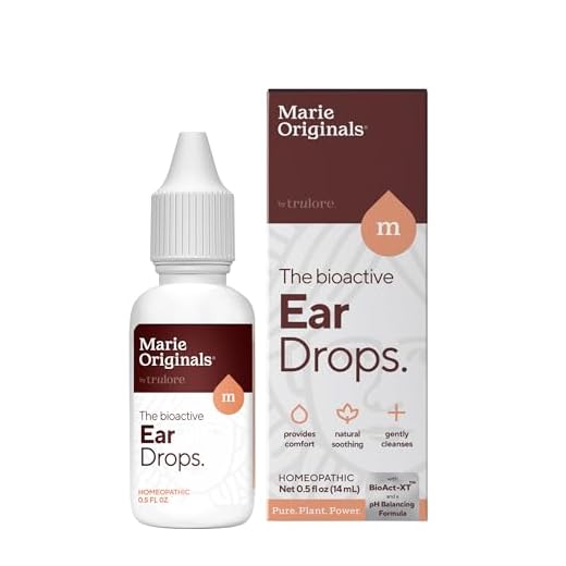 Natural Earache Drops for Ear Infection Prevention, Pain Relief, Swimmer's Ear - Ear Drops for Adults, Children - Made in USA | Marie Originals (0.5 Fl Oz (Pack of 1))