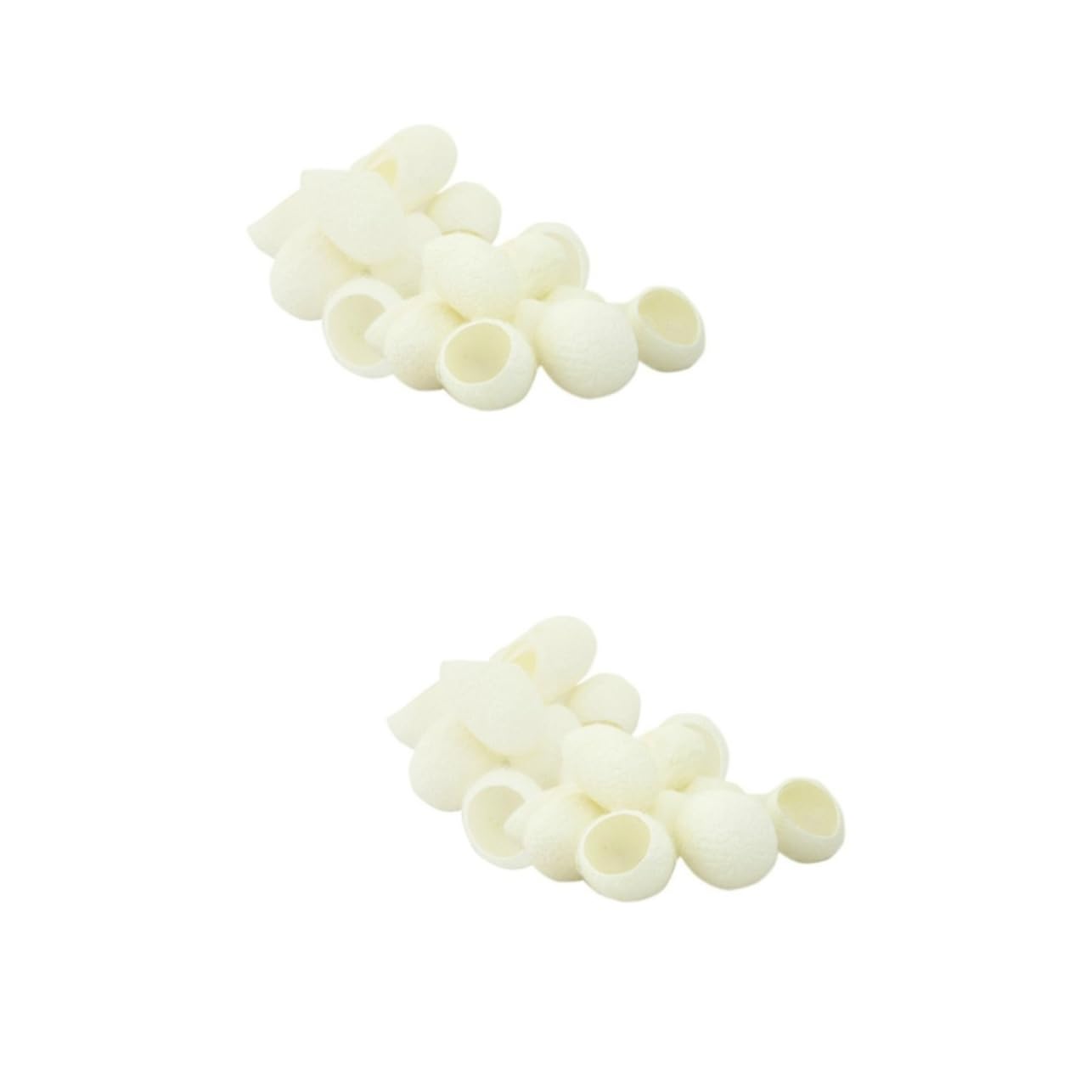 DOITOOL 2 Sets Gesichtspeeling Aus Naturseide Zur Pflege Peeling-reinigung Seidenbürste Zur Entfernung Von Mitessern Gesichtspeeling-werkzeug Bio 200 Stück * 2