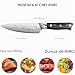 Imagen de MOSFiATA Cuchillo Chef 15 cm Cuchillo de Cocina de Acero Inoxidable Pequeño