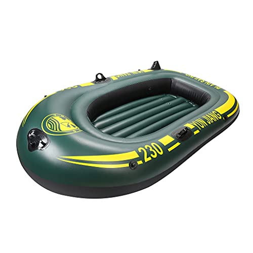 ZXQZ - Bote Inflable para 2 Personas, balsa Gruesa, Kayak, Bote de Goma, aerodeslizador Resistente al Desgaste para Pesca y Entretenimiento