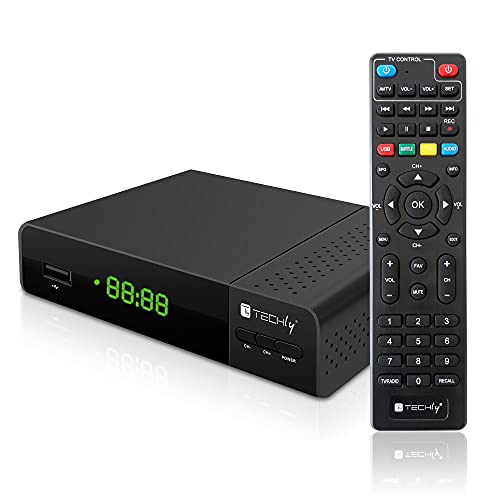 ✅ Pannello frontale con display numerico a LED di colore verde; Dimensioni decoder: 150 x 87 x 32 mm; Colore: nero