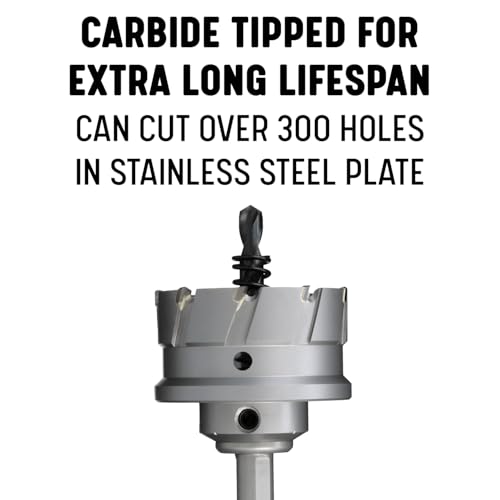 Image of Drill America 4-1 /8 inch Carbide Tipped Hole Cutter with 1 inch Depth of Cut