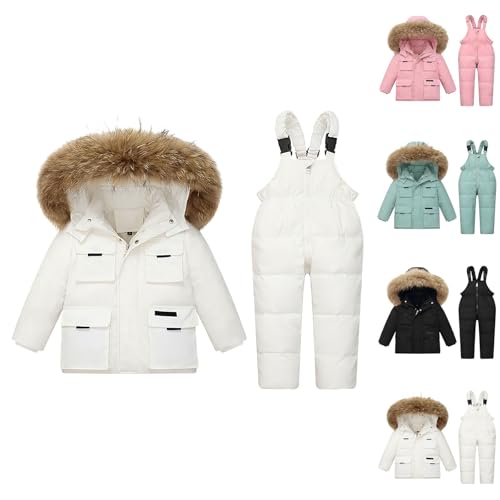 Betadog Toddler Snow Pants Baby Winter Clothes Boy Snowsuit Girl Ski Overalls Down Winter Warm Snow Trousers Jumpsuit