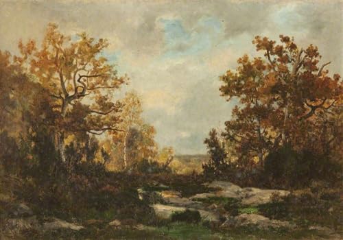 Peinture pour la décoration de la chambre avec ce paysage de rivière