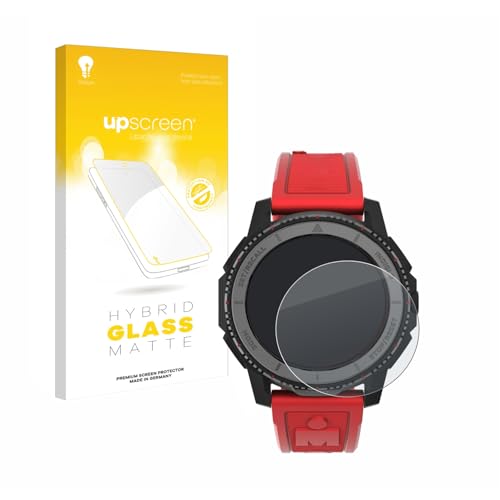 upscreen Matte Screen Protector Glass Film Compatible with Timex Ironman Adrenaline TW5M57900 - Anti-Glare, Anti-Fingerprint, 9H Glass Protection