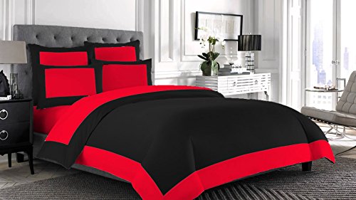 Funda de edredón reversible de algodón egipcio King para transformar su dormitorio 2