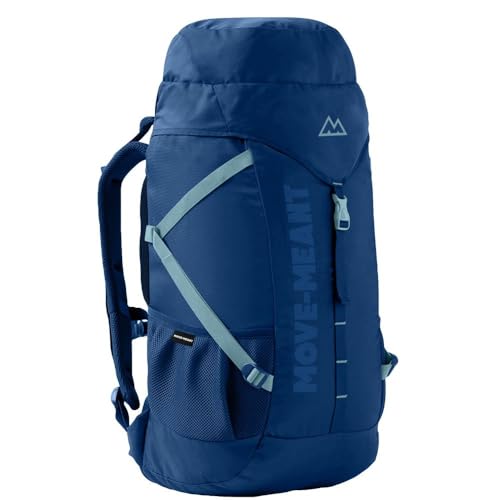 Image of MOVE-MEANT Trail Treck 45 L Polyester Men's Rucksack Bag Versatile Trekking and Travel Backpack for Outdoor Adventures, Durable and Comfortable Fit for Men and Women