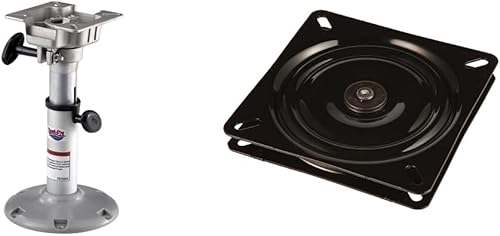 Miniatura 4 de Attwood 2385400 Swivl-Eze - Pedestal de asiento de barco de altura ajustable de 14 a 20 pulgadas