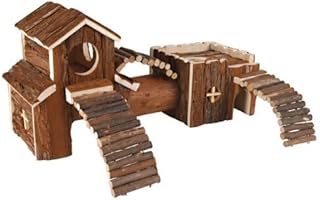 Trixie Natural Living Frida Tunnel System, Brown, 47 x 22 x 15 cm