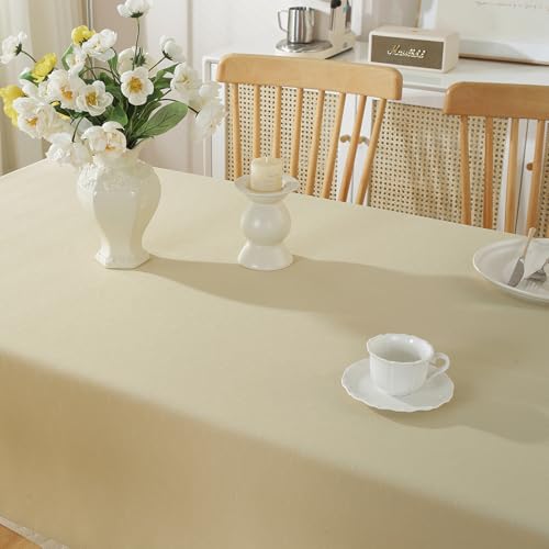 meioro Wipe Clean Tablecloth Waterproof Table Cloth, Rectangle Water Resistant Tablecloths - Image 4