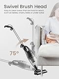 CROWNSHOP 2-in-1 Corded Vacuum Cleaner | 1000W Powerful Upright & Handheld Hoover | HEPA Filter | Lightweight for Carpets & Hard Floors | Hair Tools (Grey) - Image 2